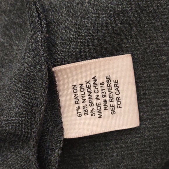 SLIGHTLY USED PHILOSOPHY REPUBLIC CLOTHING DARK GRAY SIZE 4 - Picture 7 of 7